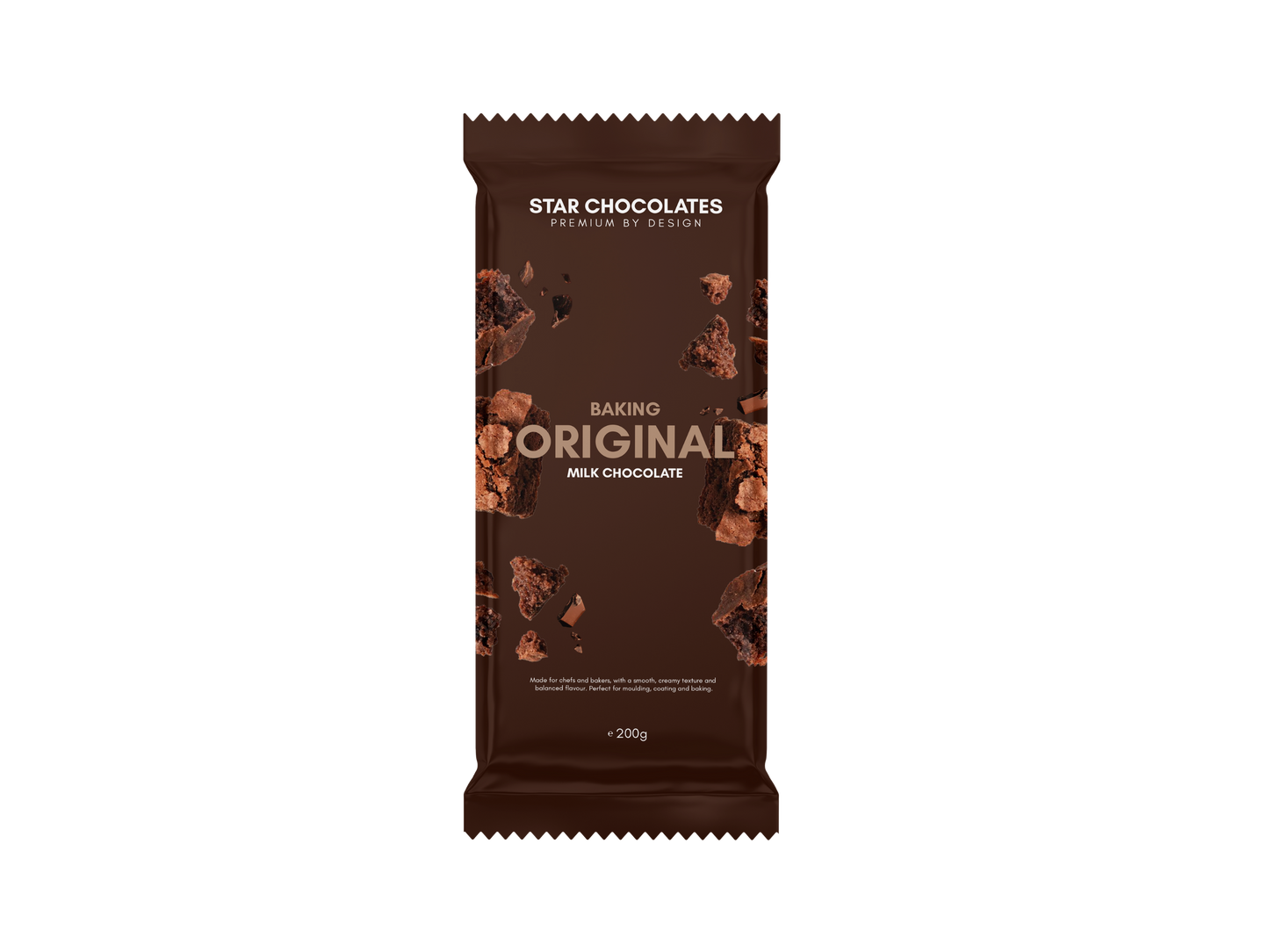 Star Chocolates® Vegan Mylk Chocolate (Sugar-Free) 200g bar/12 per SRP 144 per Shipper