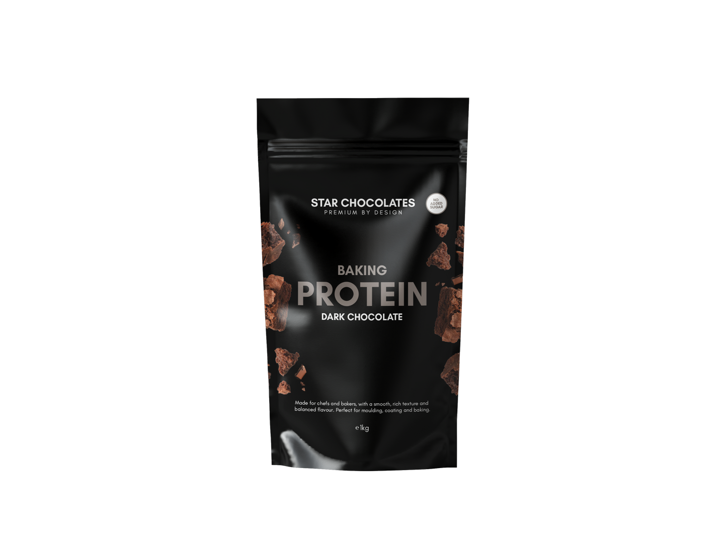 Star Chocolates® Protein Dark Chocolate (No Added Sugar) 1 kg Bag (12 per Box)