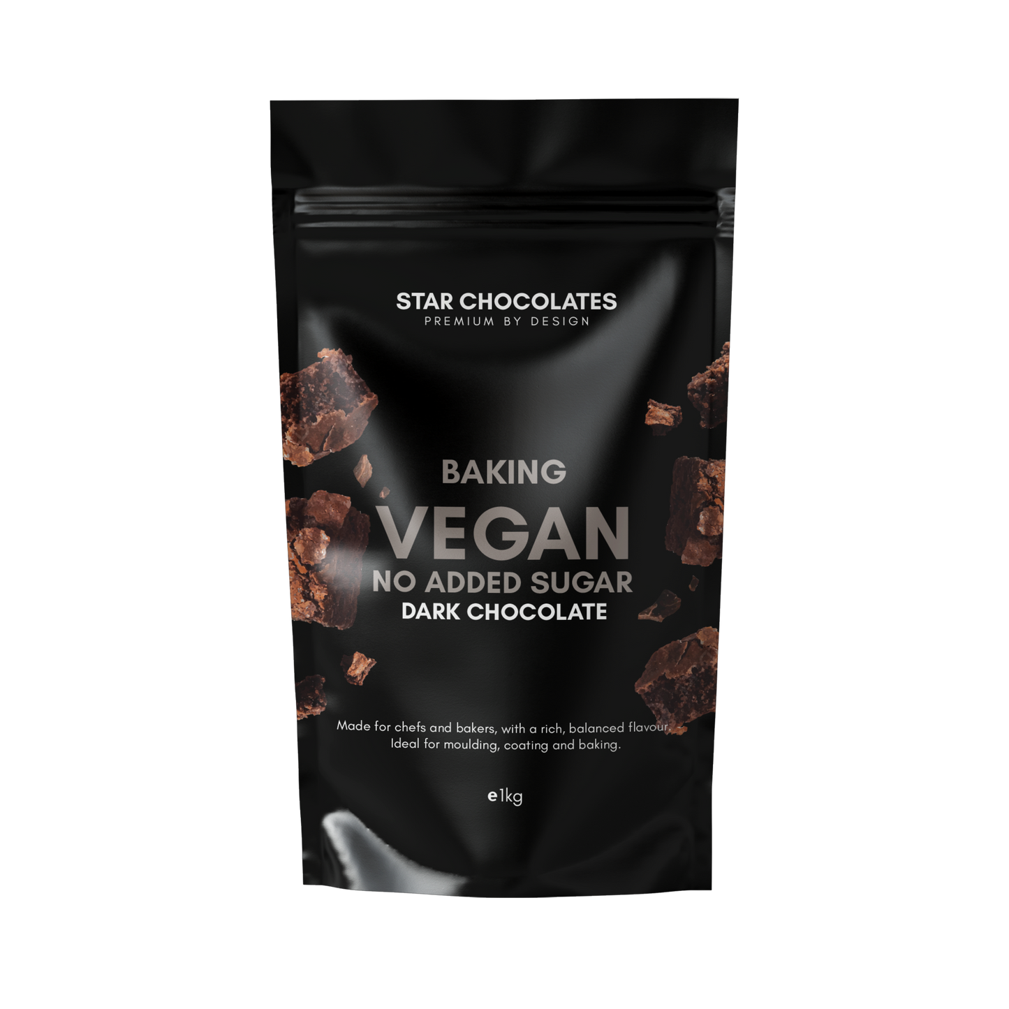 Star Chocolates® Vegan Dark Chocolate (No Added Sugar) 1kg Bag