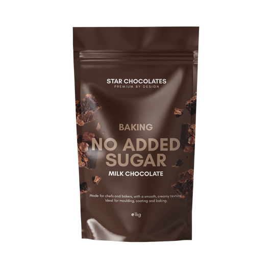 Star Chocolates® No Added Sugar Milk Chocolate 1kg Bag