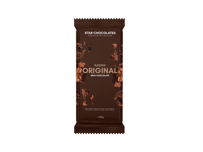 Star Chocolates® Vegan Mylk Chocolate (Sugar-Free) 200g bar/12 per SRP 144 per Shipper