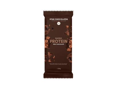 Star Chocolates® Protein Milk Chocolate (Sugar-Free) 200g bar/12 per SRP 144 per Shipper