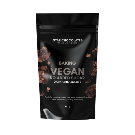 Star Chocolates® Vegan Dark Chocolate (No Added Sugar) 1kg Bag